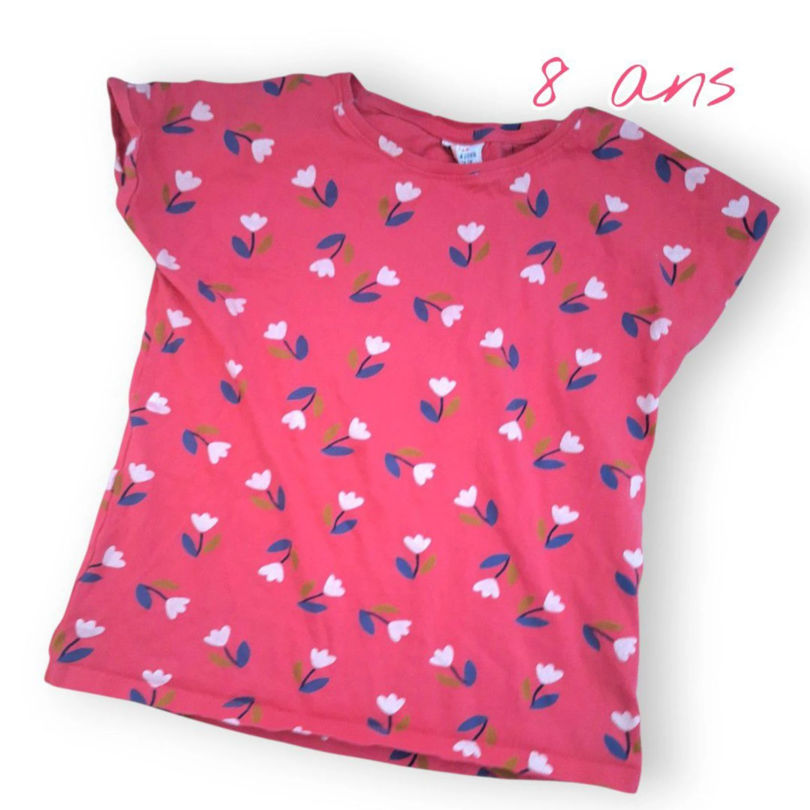 🌼✨ Haut fleuri enfant – 8 ans – Tape à l'oeil plein de fraîcheur ✨🌼